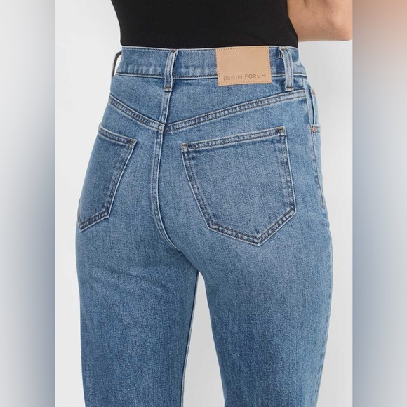 Denim Forum The Arlo Hi-rise Straight Jean , sz 25 - Picture 6 of 16